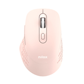MOUSE SEM FIO DUPLO ROSA DE 1600 DPI