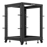 RACK DE ARMÁRIO ABERTO LANBERG 19" 15U 600X600 AJUSTÁVEL ATÉ 1100 PRETO