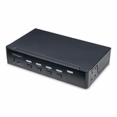 Switch KVM de 4 Puertos DisplayPort - 4K 60Hz