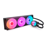 NZXT KRAKEN CORE RGB - REFRIGERADOR LÍQUIDO AIO DE 360 MM COM TAMPA RGB E VENTILADOR DE NÚCLEO RGB (preto) RL-KR36C-B1