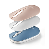 MOUSE NGS WIRELESS E BLUETOOTH SHELL RB 1600DPI NANO USB RECEIVER 3 DISPOSITIVOS 3 ESTOJOS MAGNÉTICOS COLORIDOS