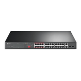 SWITCH NO GESTIONABLE TP-LINK TL-SL1226P 24P POE+ 10/100 2P GIGABIT 2P SLOTS COMBO GIGABIT SFP TOTAL