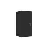 RACK DE ARMÁRIO DE PAREDE LANBERG 10" 12U/280X310 PORTA DE METAL PRETO DE EMBALAGEM PLANA