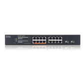 ZYXEL XMG1915-18EP, 16-PORT 2.5GBE, 2 SFP+, 8 X POE++ 180W   SMART SWITCH, HYBRID MODE, STANDALONE OR NEBULAPLEX CLOUD