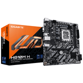 Placa-mãe GIGABYTE Intel H810M H - processadores Intel Core Ultra (Série 2), VRM 4+1+2 fases, DDR5 de até 6400 MHz, 1xPCIe 4.0 M.2, LAN de 1 GbE, USB 3