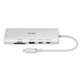 D-Link DUP-A01 Hub USB-C 10 en 1 2xHDMI