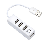 EWENT EW1122 MINI-HUB USB 4 PORTAS BRANCO