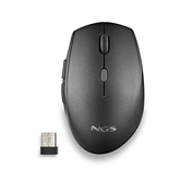 MOUSE PRETO ERGO BEE WIRELESS NGS COM TECLAS SILENCIOSAS PRETAS
