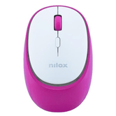 MOUSE DE RECARGA SEM FIO DUPLO ROSA