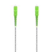 Cabo de fibra óptica AISENS Patch Cord G657A2 3 0 9 125 SMF Simplex CPR DCA LSZH SC APC SC APC Branco 100 m