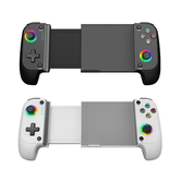 GAMEPAD BLUETOOTH MARS GAMING MGPX PARA SMARTPHONES E BATERIA RGB PRETA USB-C 8h MULTIPLATAFORMA