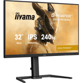 MONITOR IIYAMA, 32 PULGADAS, G-MASTER GB3271QSU-B1 FAST IPS QHD 165HZ 1MS FREESYNC USB-A ALTAVOCES ALTURA AJUSTABLE