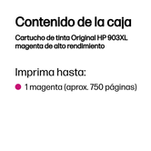 CARTUCHO HP Nº903XL MAGENTA T6M07AE