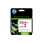 TINTA HP 711 MAGENTA PACK 3