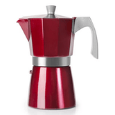 MÁQUINA DE CAFÉ ITALIANA DOIS 623203 EVVA VERMELHO 3 XÍCARAS