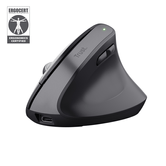 MOUSE TRUST WIRELESS ERGO BAYOII+ 25146 MULTIDISPOSITIVO RF 2.4GHz Y 2xBT DPI AJUSTÁVEL 800-2400ppp 6 BOTONES CARGA USB-C