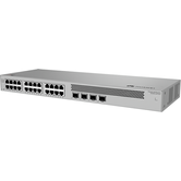 COMUNICAÇÃO DE DADOS HUAWEI, S220S 24T4JX, S220S 24T4JX, S220S 24T4JX 24 10 100 PORTAS 1000BASE T, 2 PORTAS 10GE SFP, 2 PORTAS SFP 2.5GE, ALIMENTAÇÃO AC INTEGRADA, F