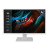 MONITOR 24" DISPLAYPORT HDMI VGA MARS GAMING MV24 IPS FHD 120Hz 1MS 250cd/m² VESA 100x100 BLANCO
