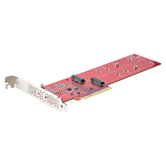 Dual M.2 PCIe SSD Adapter NVMe/AHCI