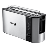 Fagor Bigtoast Steel 6 2 rebanada s  1000 W Negro  Acero inoxidable
