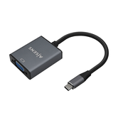 AISENS Conversor Alumínio USB-C para VGA, USB-C/M-HDB15/H, Cinza, 15cm