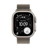49mm Natural Titanium Milanese Loop - Medium