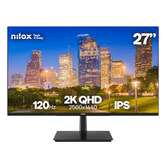 NILOX MONITOR 27 2K IPS 120 HZ HDMI Y DP   27" LCD IPS Quad HD HDMI