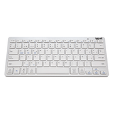 Teclado igual Bluetooth Slim TKL-BT plata