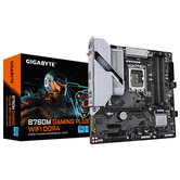 GIGABYTE Intel  B760M GAMING PLUS WIFI DDR4 Placa base - Compatible con procesadores Intel Core de 14ª generación, VRM de 4+1+1 fases, hasta 5333 MHz