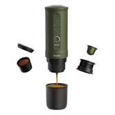 CAFETEIRA DE CÁPSULAS DE CAFÉ EXPRESSO NANO PORTÁTIL VERDE