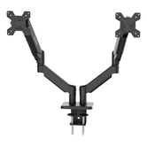 COOLBOX M02D 32" 8 KG PRETO PARA MONITOR/SUPORTE DE MESA DE TV COM 2 BRAÇOS