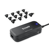 CARREGADOR AUTOMÁTICO TOOQ 90W 2USB 12PONTOS