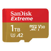 EXTREME MICROSDXC 1TB+SD ADAPATER 190MB/S 130MB/S A2 C 10