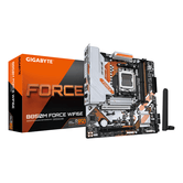 GIGABYTE AMD  B850M FORCE WIFI6E Placa Base – Compatible con procesadores AMD Ryzen serie 9000, VRM digital de 8+2+2 fases, hasta 9600 MHz DDR5 (OC),