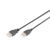 Cabo de extensão USB 2.0 tipo AM/F 3.0m conforme USB 2.0 sw
