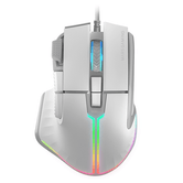 MOUSE MARS GAMING MM-XT WHITE 9B 12800DPI RGB CABLE FEATHER PARACORD