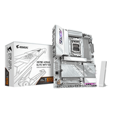 GIGABYTE AMD  X870E AORUS ELITE WIFI7 ICE Placa base - Soporta procesadores AMD Ryzen 9000, VRM digital de 16+2+2 fases, hasta 8200 MHz DDR5 (O.C.), 3