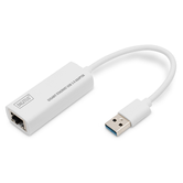 Adaptador USB 3.0 para Gigabit Ethernet USB A 10/100/1000 Mbps USB 3.0 XP Vista 7 8 Conector Mac OS X Linux