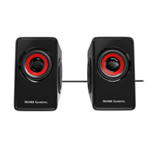 SPEAKER 2.0 SILENT MARS GAMING MS1 PRETO/VERMELHO