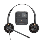 HP Poly - Auriculares binaurales Poly EncorePro 520 con desconexión rápida