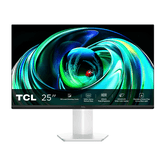 MONITOR DE JOGOS TCL 25G54 25" FHD (1920 X 1080), 5MS, 144HZ, HDMI, VGA, BRANCO
