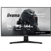 MONITOR IIYAMA COM RESOLUÇÃO FULL HD DE 24 POLEGADAS (1920X1080), PAINEL IPS, 1 MS (MPRT), 75 HZ, BRILHO 250, CONTRASTE 1000:1, HDMI, DISPLAYPORT, HUB USB, AL