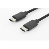 USB Type-C connection cable  type C to C M/M  1 8 m  3 A  480 MB  Versi n 2.0  negro