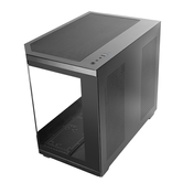 CAPA DE GPU DE VIDRO TEMPERADO TRIPLO MICROATX GAMING MARS GAMING MC3TCOREM 415 mm 2x3,5 3x2,5 PRETA