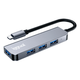 iggual Hub USB 3.0 tipo C x 4 puertos HUB-C-4p