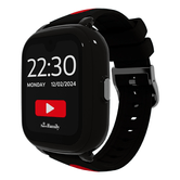 SmartWatch SaveFamily Iconic Plus 2 Correa Silicona Estampada Negra Streamer 4G