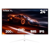 MONITOR NILOX 24 IPS 200 HZ 1MS HDMI E DP 23,8” LCD IPS Full HD HDMI