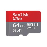 SANDISK ULTRA MICROSDXC 64GB + ADAPTADOR SD 140MB/S A1 CLASSE 10 UHS-I