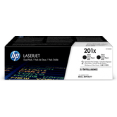PACOTE DE TONER HP 201XD 2 LASERJET PRO M252/M277 (CF400XD) PRETO DE ALTA CAPACIDADE