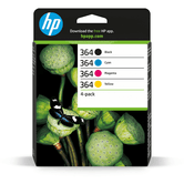 PACK COMBO CARTUCHOS HP 364 NEGRO, CYAN MAGENTA Y AMARILLO